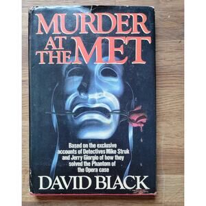 Murder at the Met by David Black 1984 Hardcover BCE True Crime